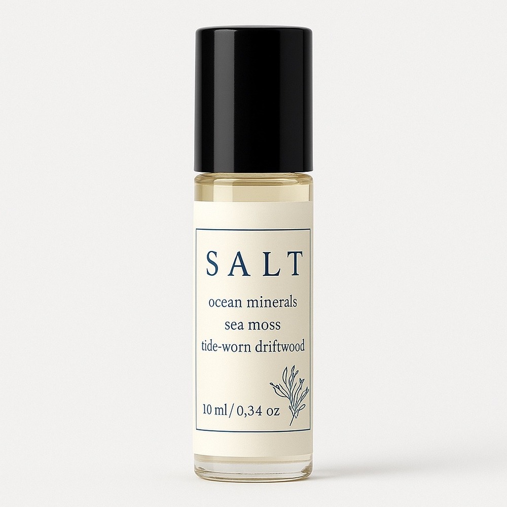 SALT Ocean Minerals Sea Moss‎ Tide Worn Driftwood Perfume Roller 10ml  Women
